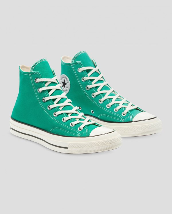 Converse Chuck 70 Seasonal Colour Grøn Sko Danmark - Converse Høje Sneakers Herre - 98324BPMF